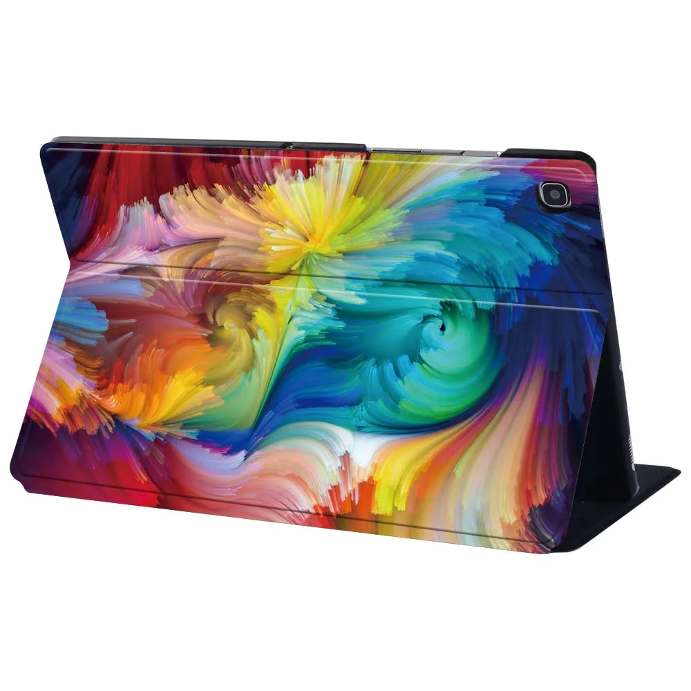 Watercolor Leather Stand Cover Case for Samsung Galaxy Tab A A6 7"10"/Tab E S5E Tablet