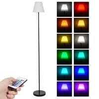 RGBW LED Floor Lamp Outdoor Solar Lamp Colorful Desk Light with Remote Controller Pull Chain Switch Bedside Lamp Reading Lamp 1