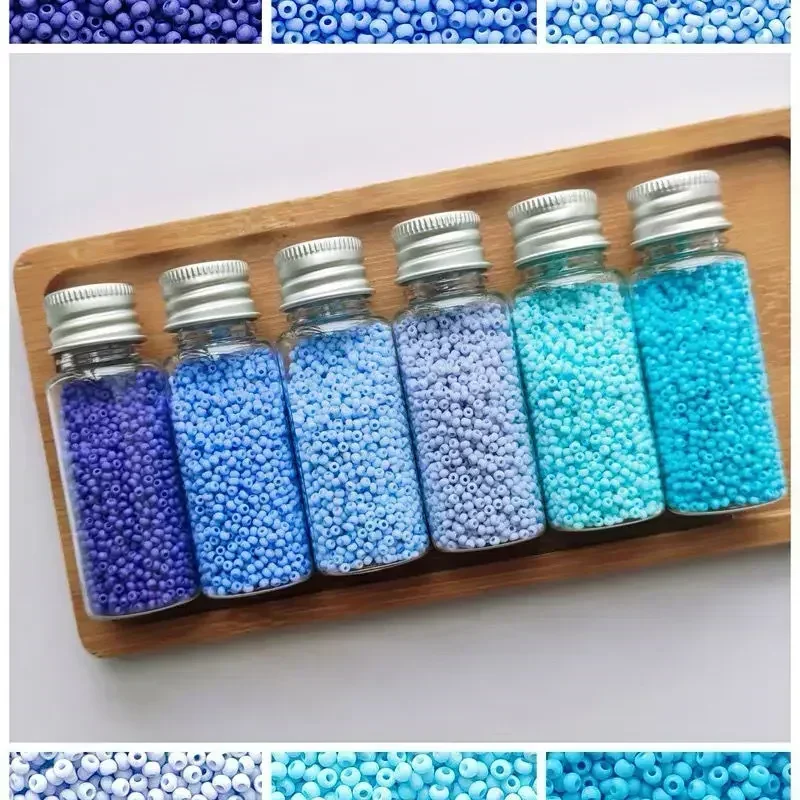 Japan YUXING Miyuki 11/0 Wear Resistant Opaque Round Spacer Beads 20g 2mm/Tube For DIY Jewelry Making Sewing Material Stone Beads
