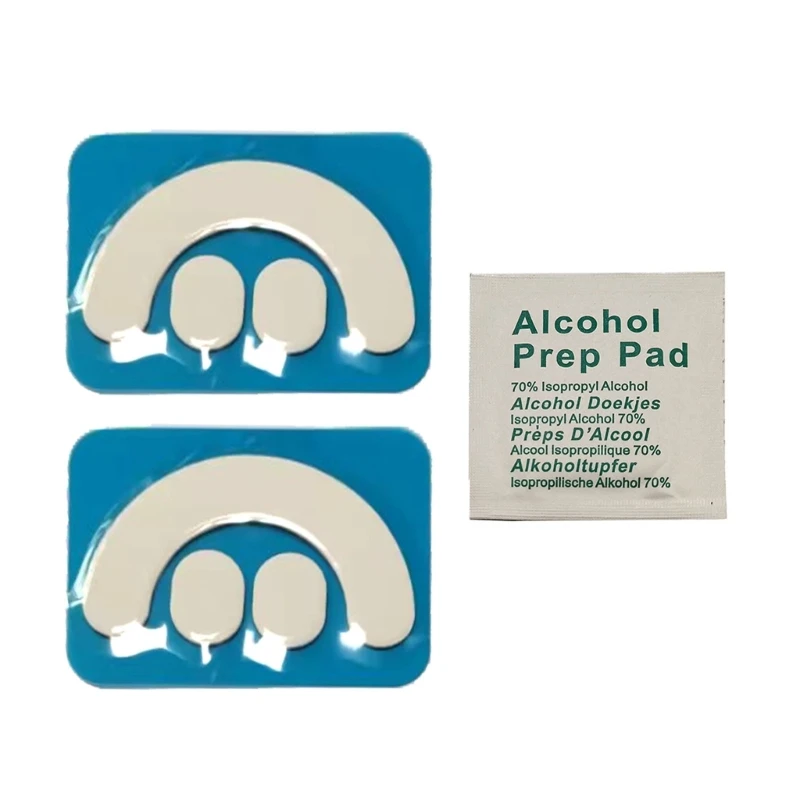 Enhanced Mouse Glides Stickers Pad Replacement - Rounded, Curved Design (Set of 2)