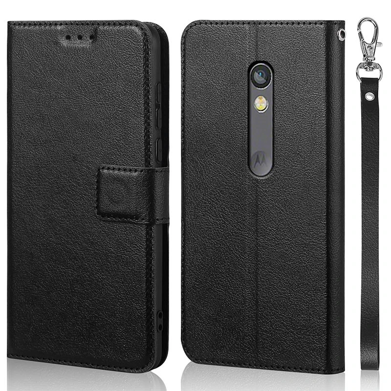 Custodia Per Motorola Moto X Play Case Flip Pu Leather Phone Card Holder Stand Case Telefon Protector Wallet Coque Bag