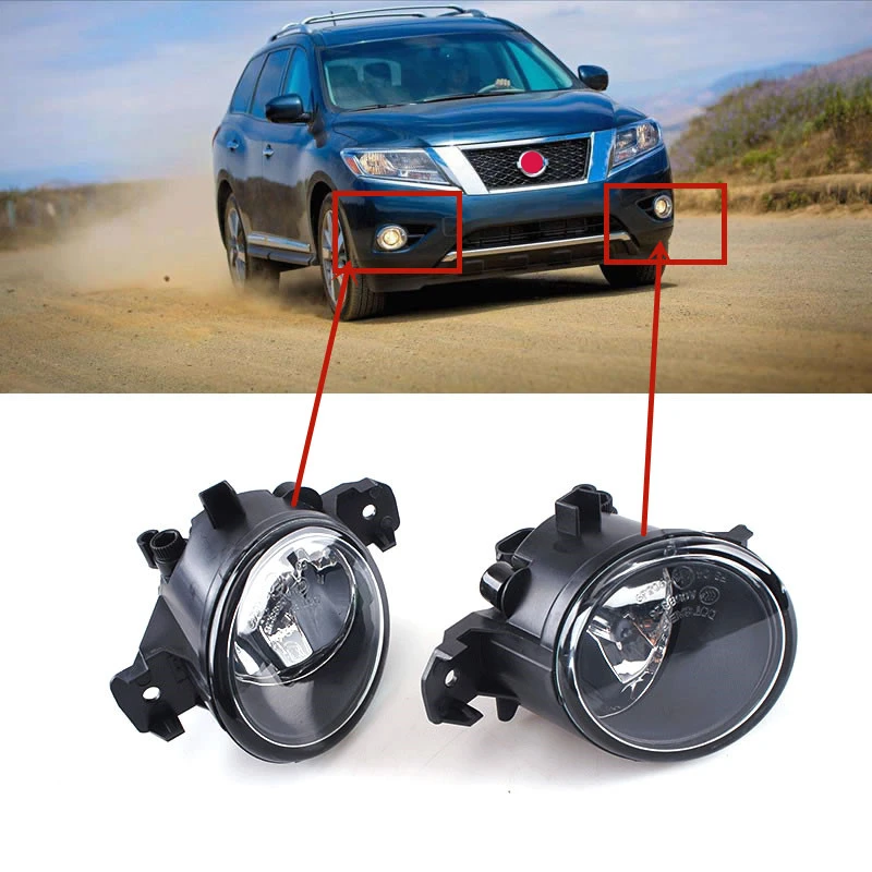 

for Nissan Pathfinder front fog light assembly 2013 2014 2015 2016 Pathfinder daytime running lights front bumper lights
