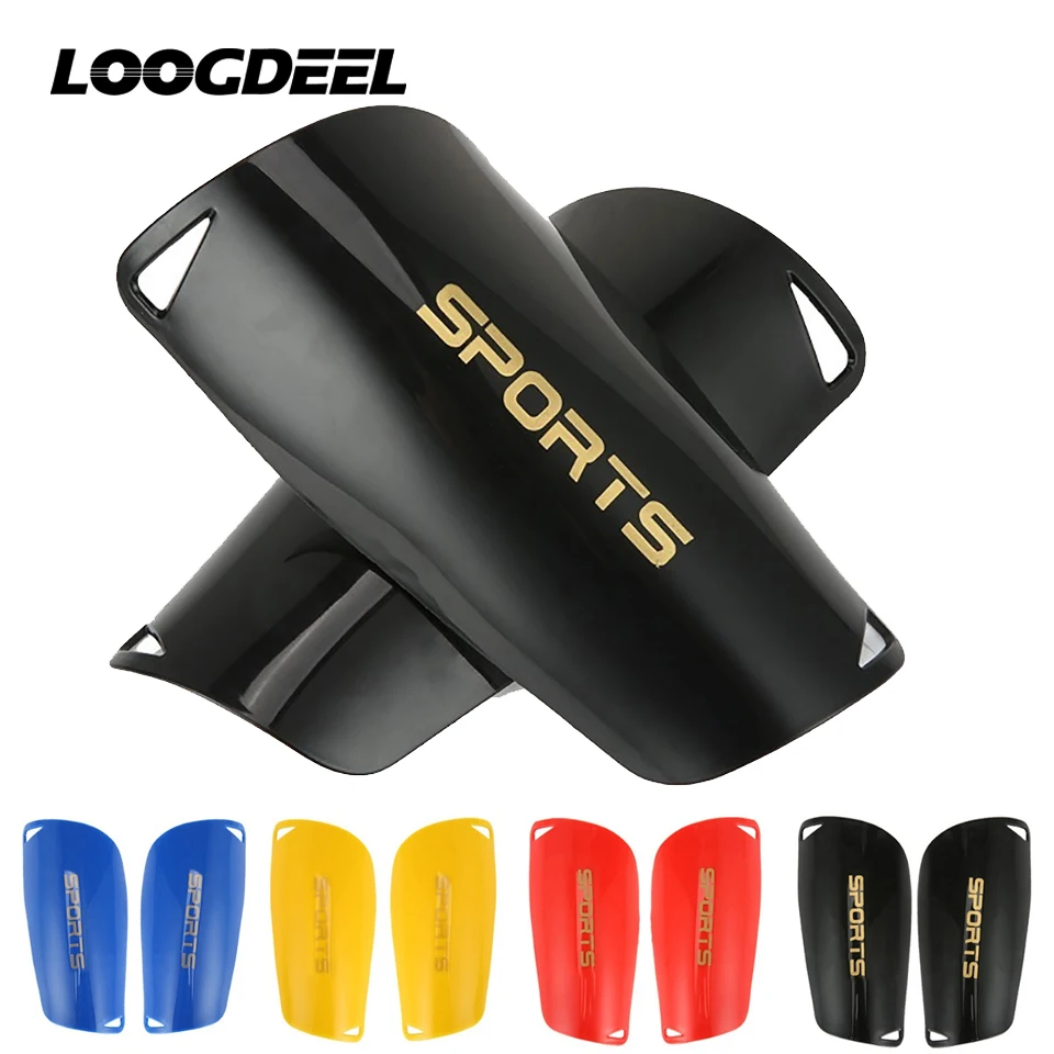 Soccer Shin Guards Loogdeel 1 Pair Children Adults Football canilleras Sports Safety Shank Protector Soccer Accessorie