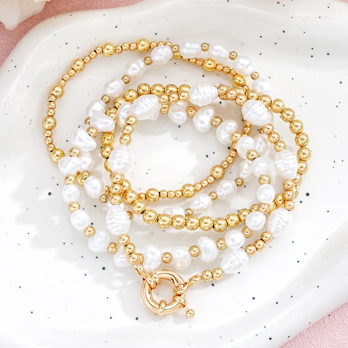 ★関税込★VINTAGE HOLLYWOOD★Basic Pearl Bracelet★ Designer fashion, Seoul-fully created | W Concept