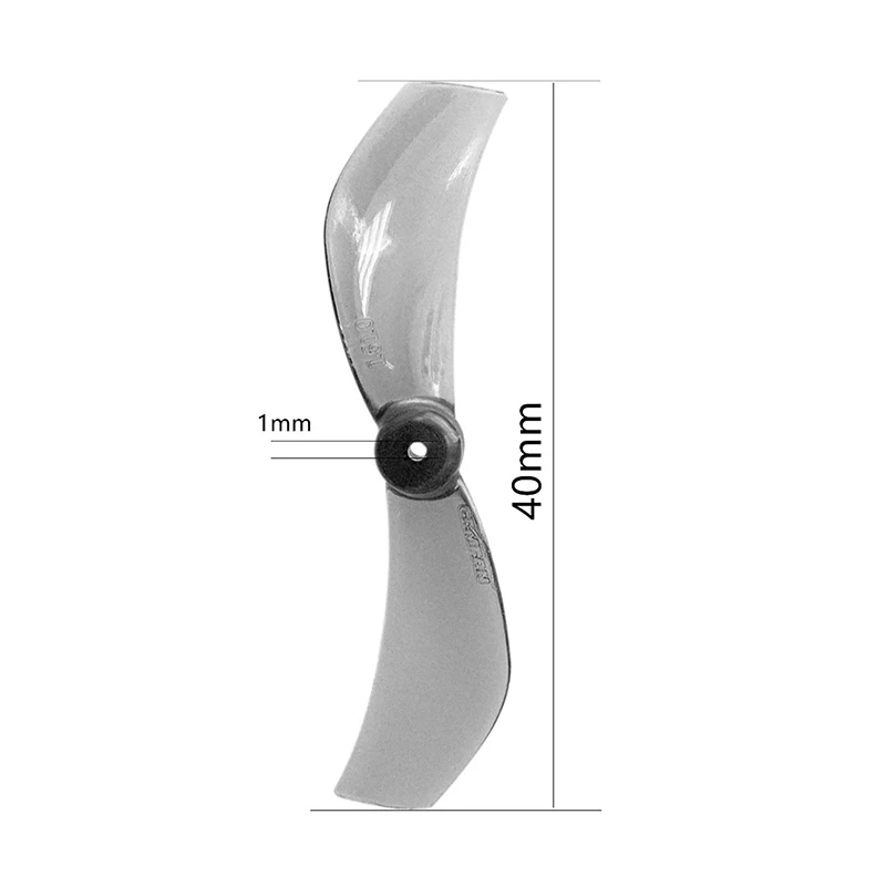 Hélices 40mm 1610-2 pour drone 1102 - Lot de 8 pièces