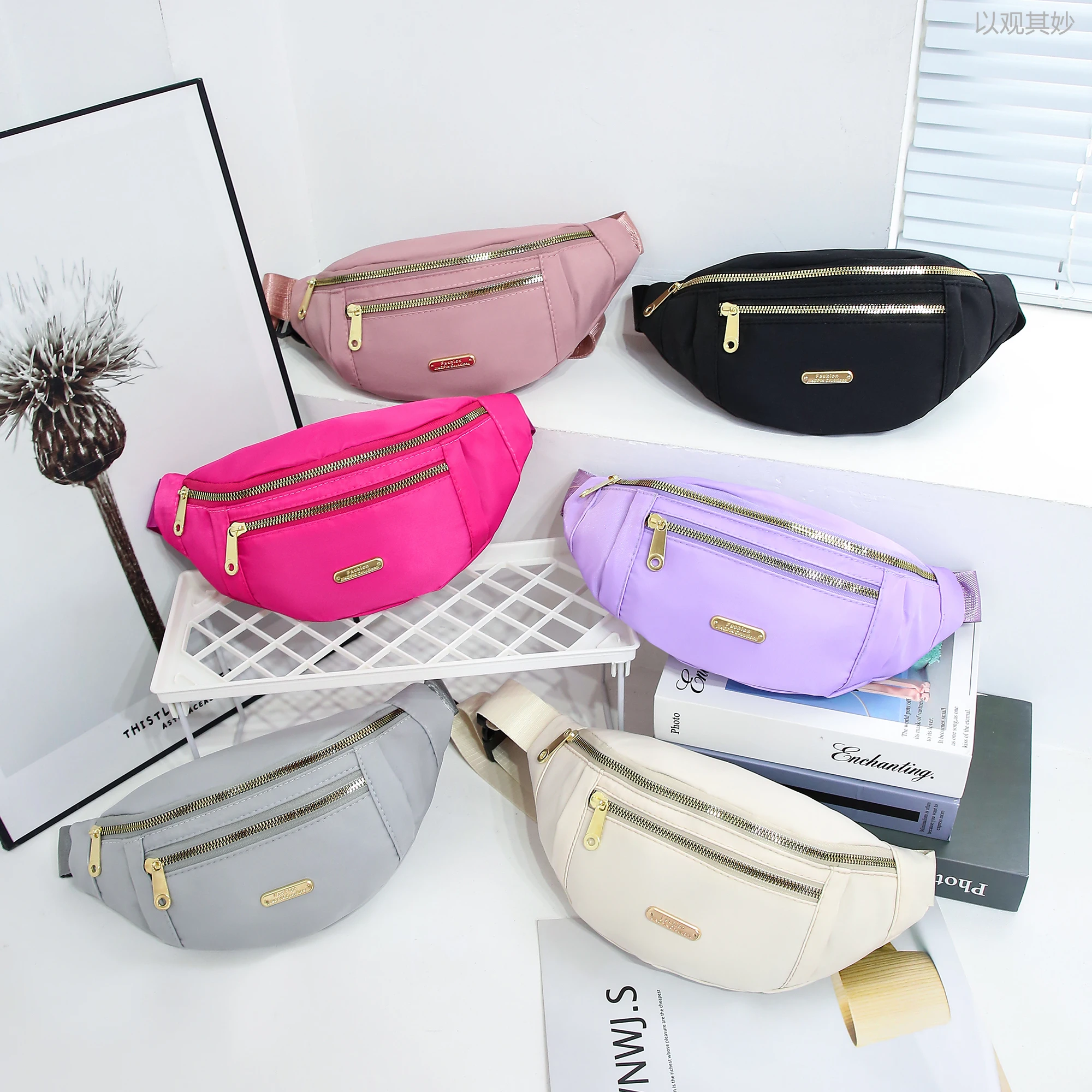 

3/2/1pcs Belt Bag Fanny Pack Crossbody Bags For Women Everywhere Belt Bag Waist Packs With 3 Pockets Waist Bag