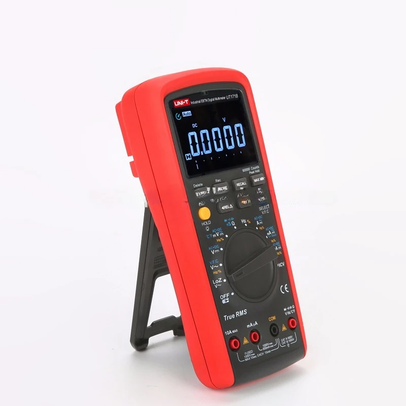 

UT171B Industrial True RMS Digital Multimeter 60KCounts Admittance nS Temperature AC LoZ Measure EBTN LCD USB Interface