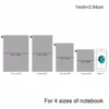 Fromthenon PVC Travelers Notebook Zipper Bag Storage Bag Card Holder Journal Supplies Planner Accessories Cute Stationery 6