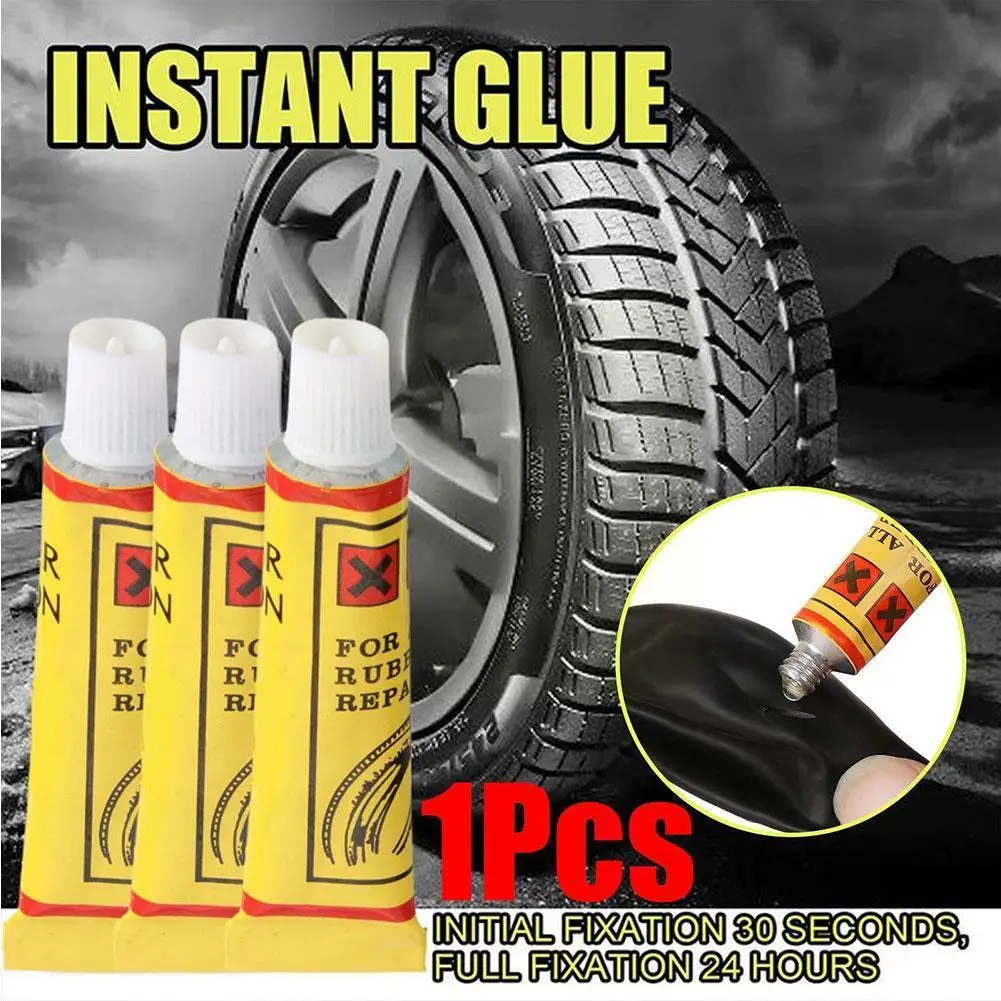 

Car Tire Repairing Glue Inner Tube Puncture Strong Glue Repairing Portable Car Accessories Repair Universal Tool Bike Motor A2Y4