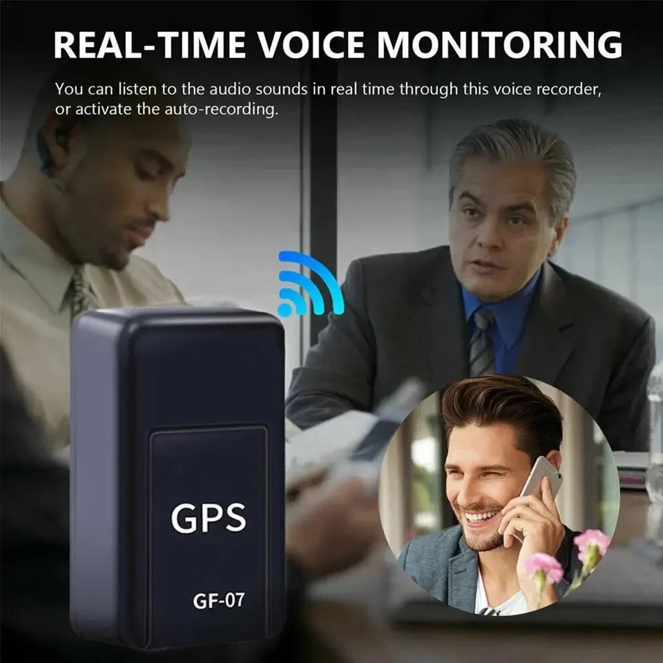Gps Positioner Gf07 Mini Tracking Positioner Rea!Time Tracking Remote Vehicle Positioning Mobilerecording Listening Anti Loss