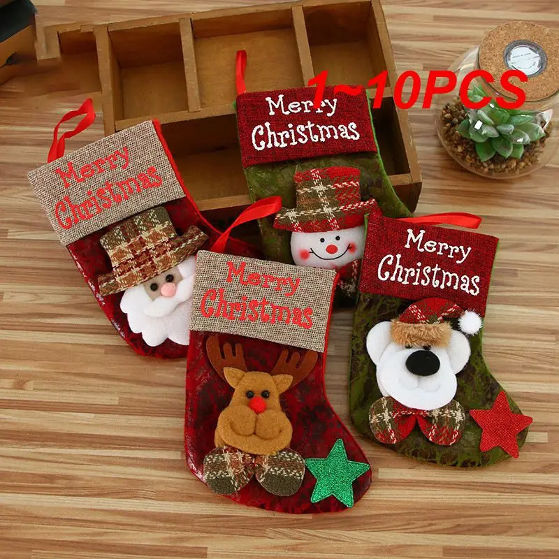 

1 ~ 10 шт., декоративные подвески для новогодней ёлки