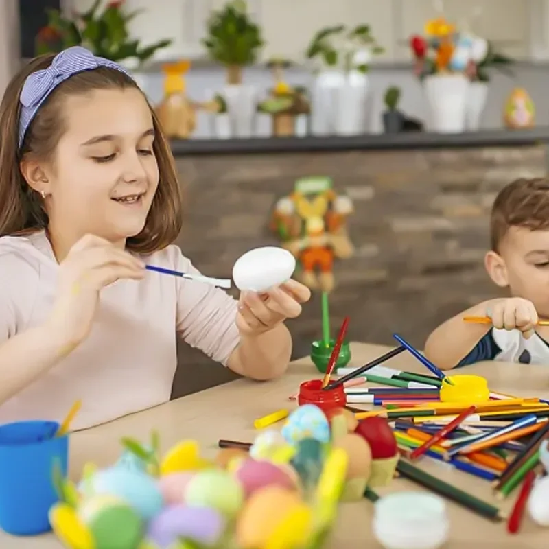 White Fillable Easter Eggs 4