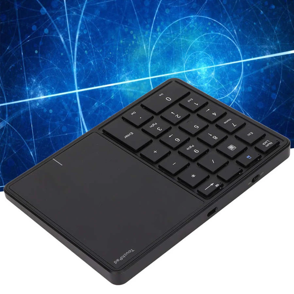 computer keyboard for android mobile 2 IN 1 Wireless 2.4G Bluetooth 22 Keys Number Keyboard Pad With Touchpad Touch Keypad For Windows IOS Mac OS Laptop PC Tablet portable computer keyboard