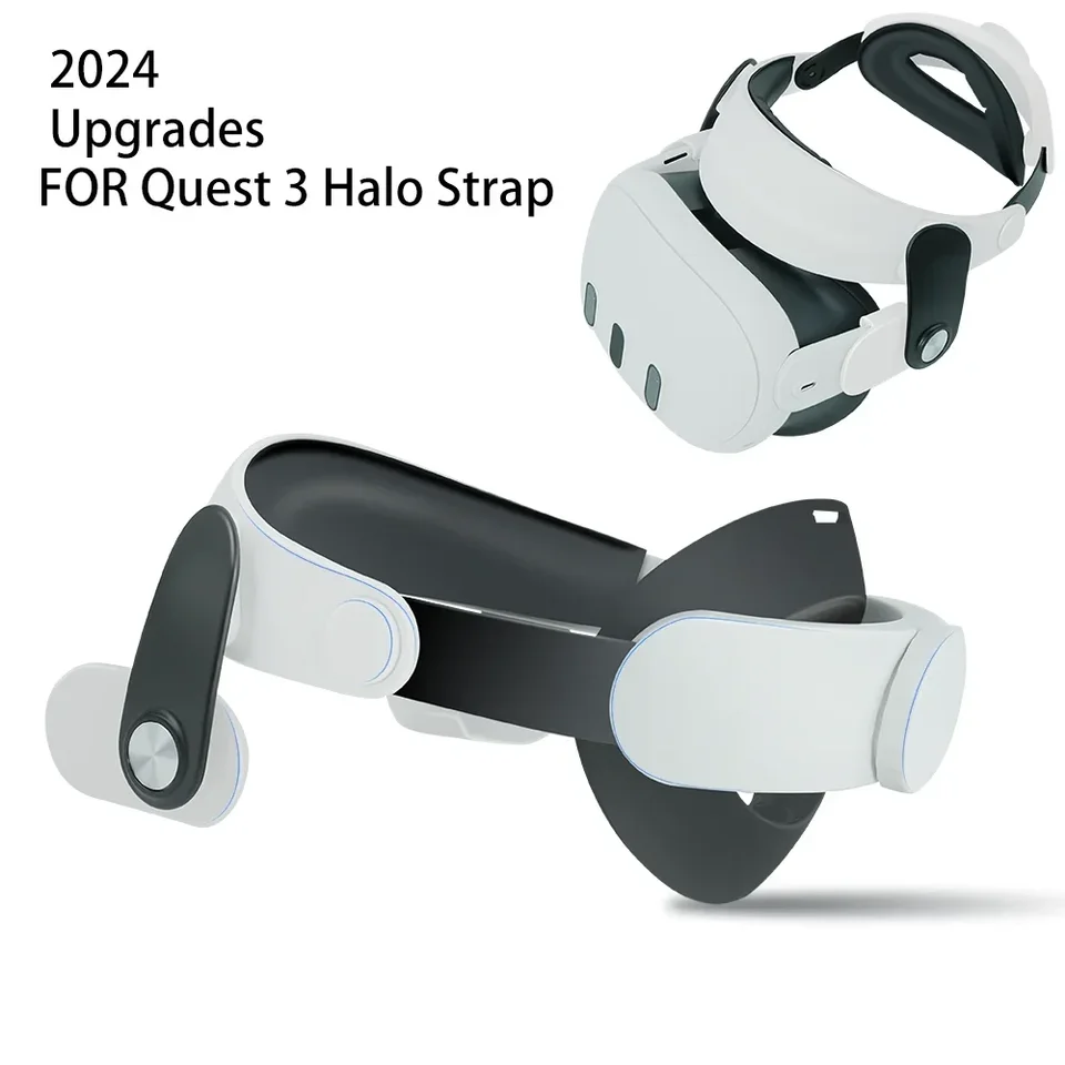 2025 New For Meta Quest 3/Quest 3S PU Leather Head Strap
