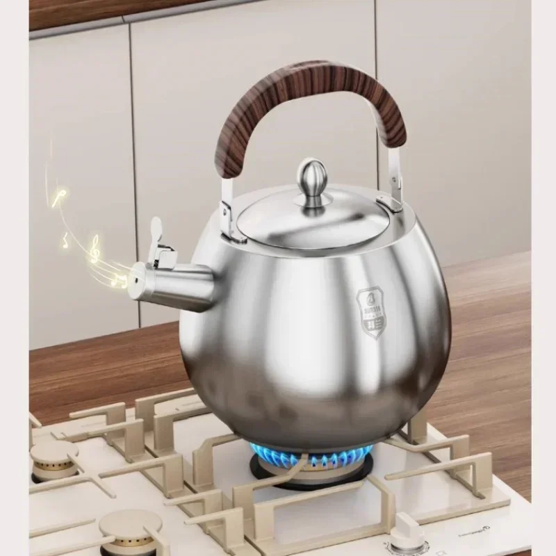 4/5/6L Water Kettle 316 Stainless Steel Thicken Kettle Pot Induction Cooker and Gas Stove Universal Use Boiling Water