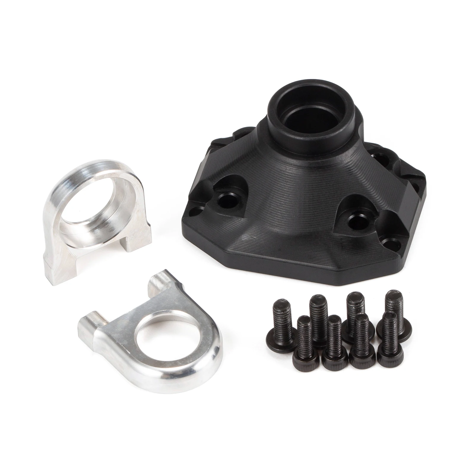 Drittes Mitgliedsset aus bearbeitetem Aluminium vorne und hinten, Diff-Abdeckung für Vanquish H10 OPTIC F10 Portal, gerade Achse VS4-10 Phoenix VRD – Detail 4