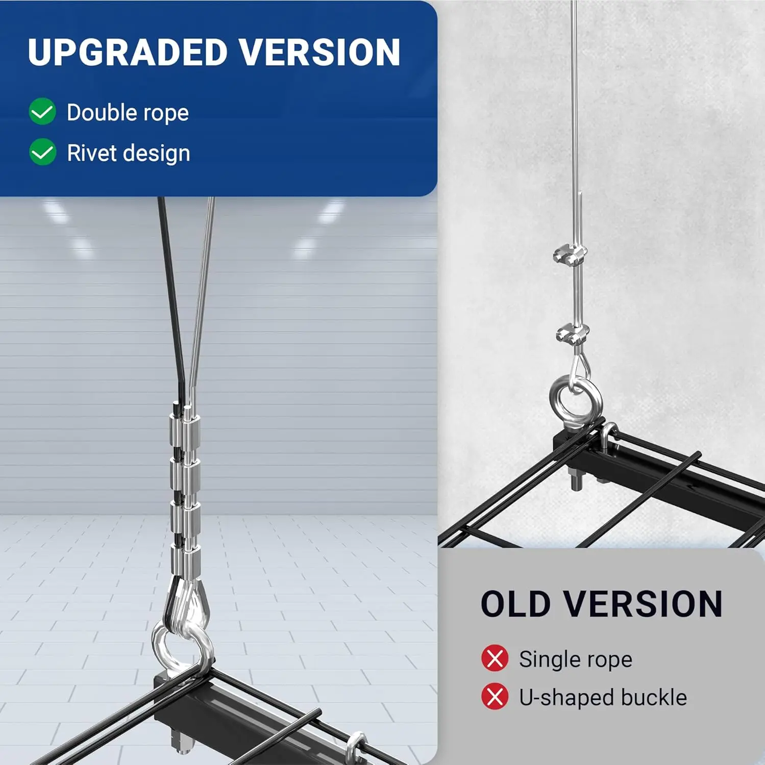 FLEXIMOUNTS Garage Lifting Metal Rack 4