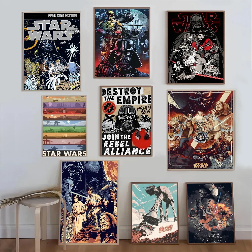 Star Anime War-s Anime Posters Sticky HD Quality Wall Art Retro Posters ...