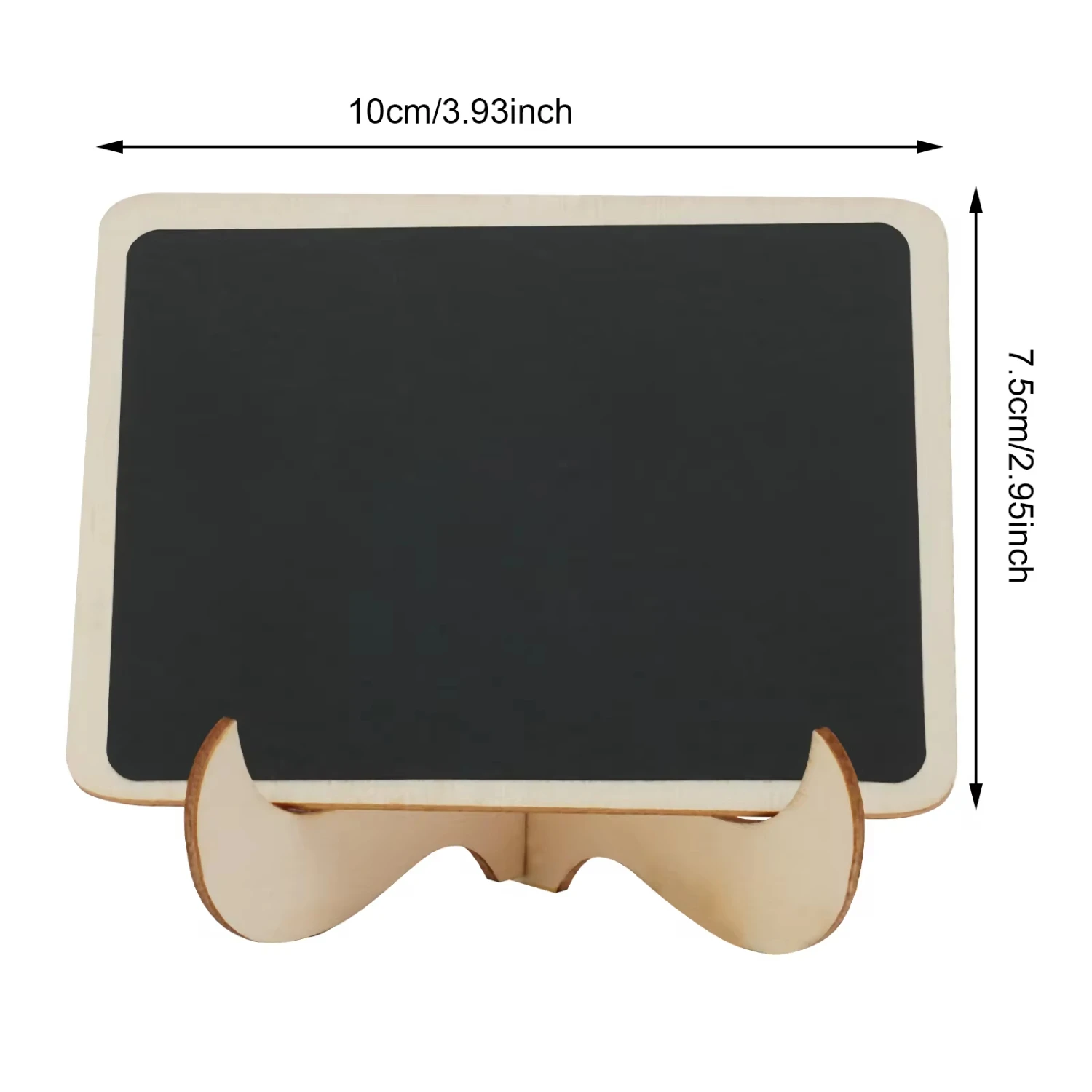 Wood Mini Chalkboards Signs with Support Easels Small Rectangle Blackboard 20 Pack wood chalkboard signs
