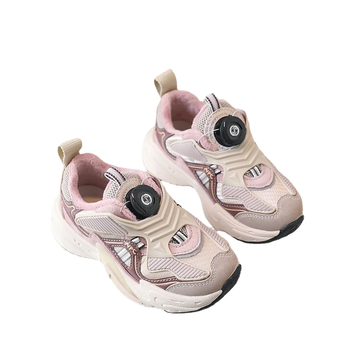 

Children's Warm Sneakers Warm Plush Cotton Shoes Fashion Winter Kids Walking Shoes Casual Light Soft Flat Snow Shoes for Boys