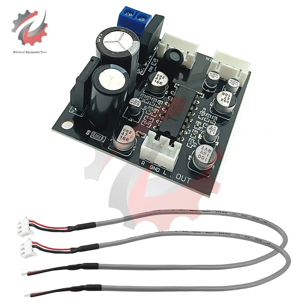 

TA7668 Tape Drive Deck Magnetic Head Preamp Preamplifier Board + Shielded Wire KA22241 Head Preamp Preamplifier Board