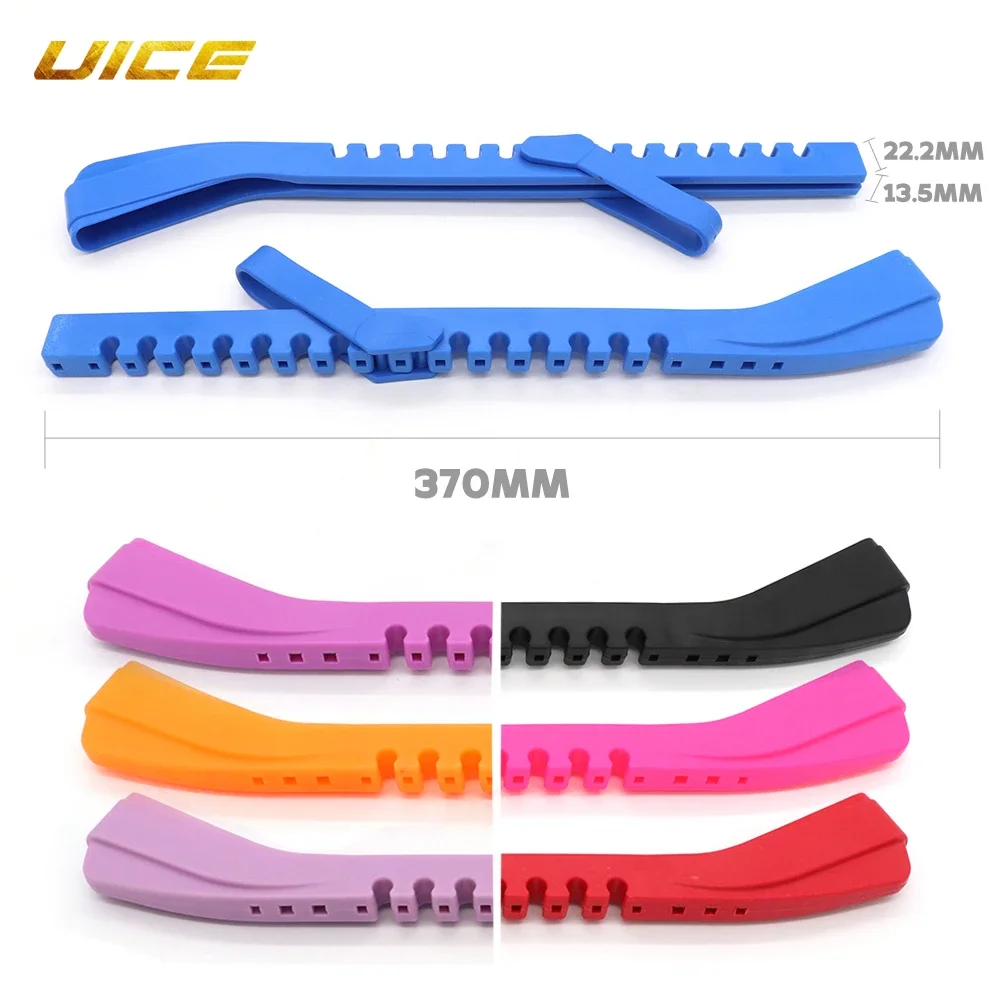 Ice Skating Figure Skate Blade Cover 1 Pair Skate Hockey Skates Adjustable Protective Prevent Puncture Scalable Blade Sleeve