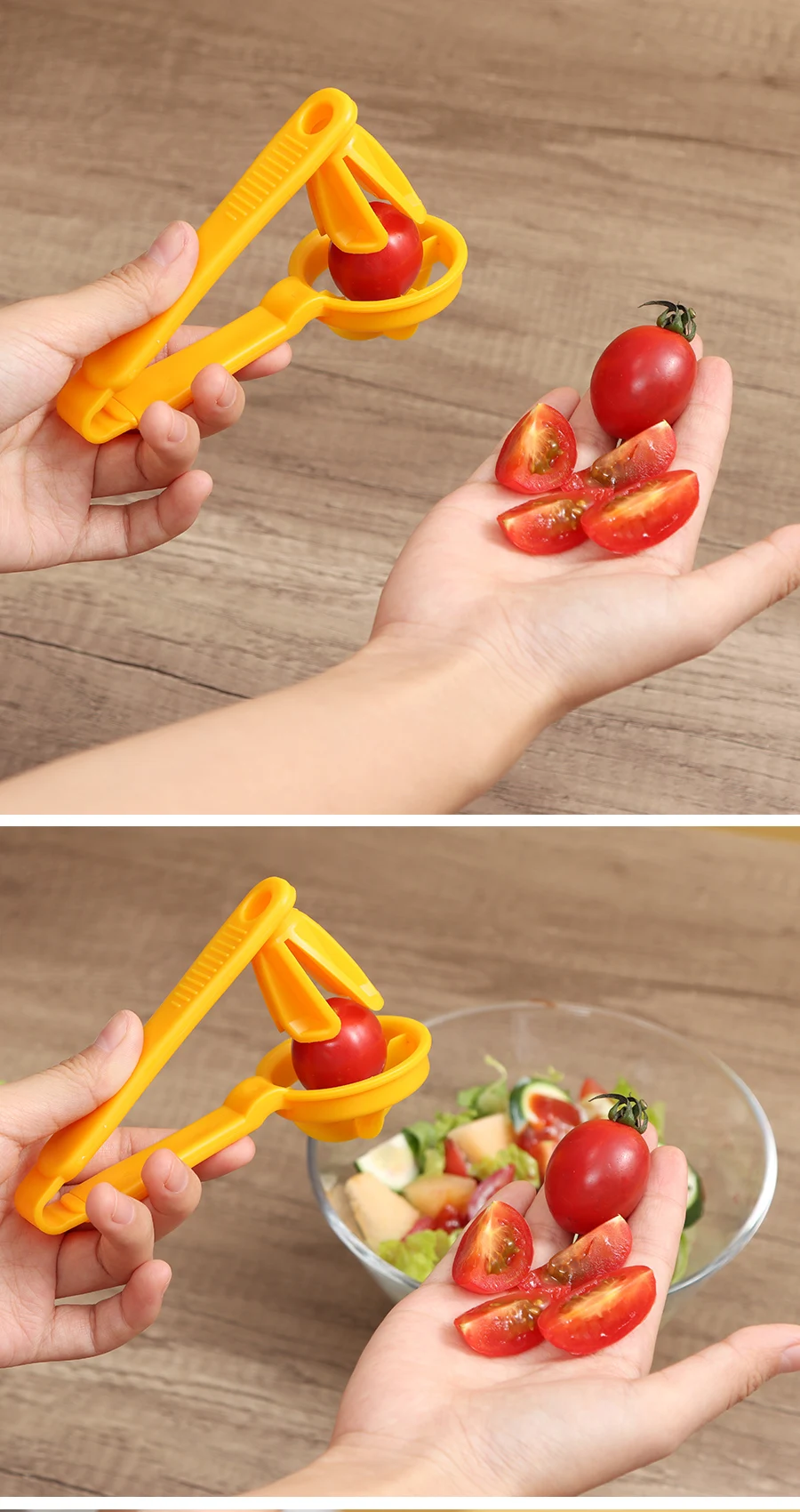  DOITOOL 2Pcs Tomato Zip Slicer Grape Cutter Salad