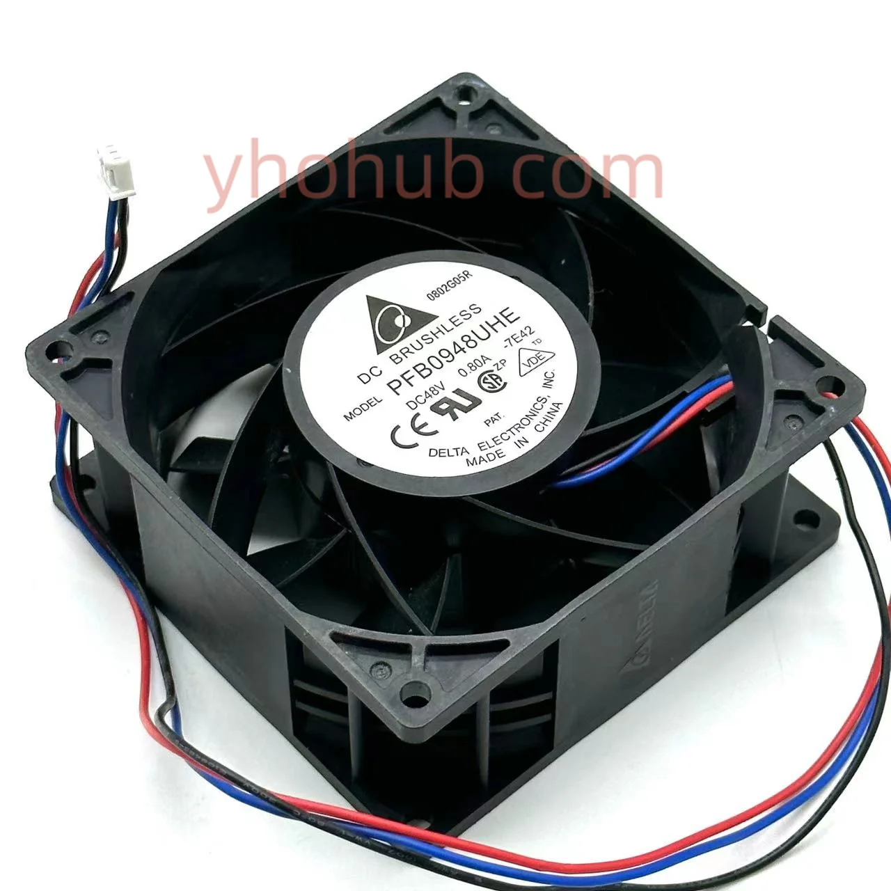 Delta Electronics Pfb0948uhe 7e42 dc 48v 0.8a 90x90x38 mm Ventilador de Refrigeração do Servidor