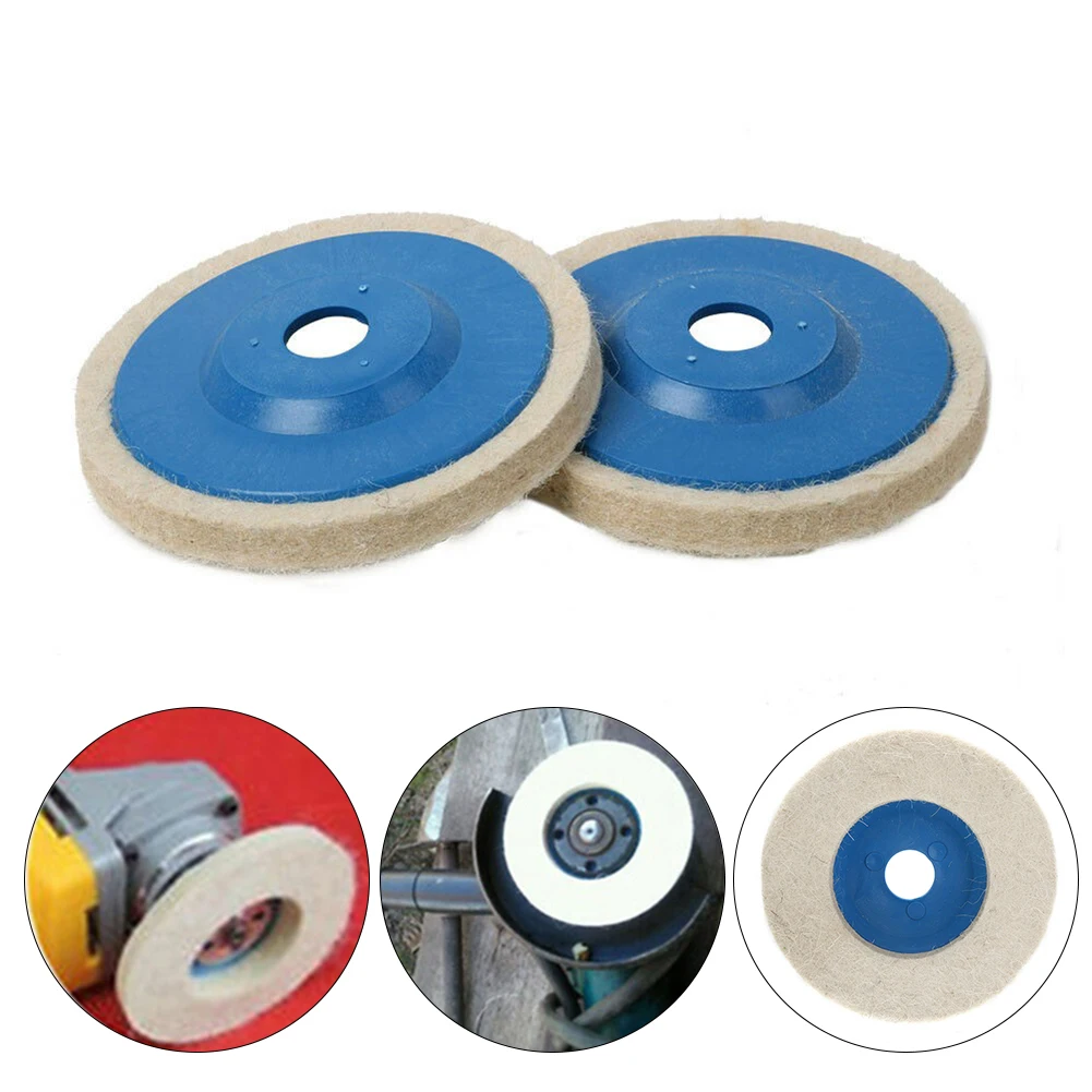 

Brand New Wool Polishing Wheel Buffing Pads 4 Inch 100mm Angle Grinder Wheel Felt Polishing Disc For Glass Ceramics