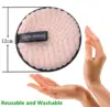 50PCS Customized LOGO LOGO Microfiber Makeup Remover Pads Reusable Face Skin Care Cloths Makeup Remover Face Cleaning 4