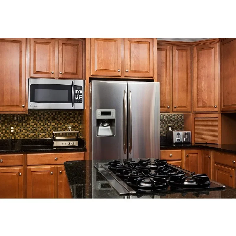 Impecca 1.6 cu. ft. Over-the-Range 30” Microwave 1000 Watts, with Surface Light, 2 Speed Vent System, Touchpad Controls 3