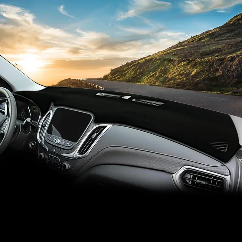 Chevrolet Equinox 용 자동차 2017 2018 2019 2020 2021 2022 2023 대시 보드 커버 차양 자외선 방지 케이스 미끄럼 방지 인테리어 액세서리