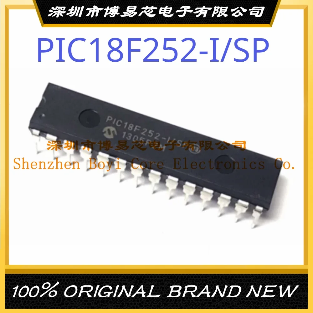 PIC18F252-I/SP Package DIP-28 New Original Genuine Microcontroller IC Chip (MCU/MPU/SOC) original genuine stm8l101f3u6a qfn20 8 bit microcontroller mcu microcontroller ic chip