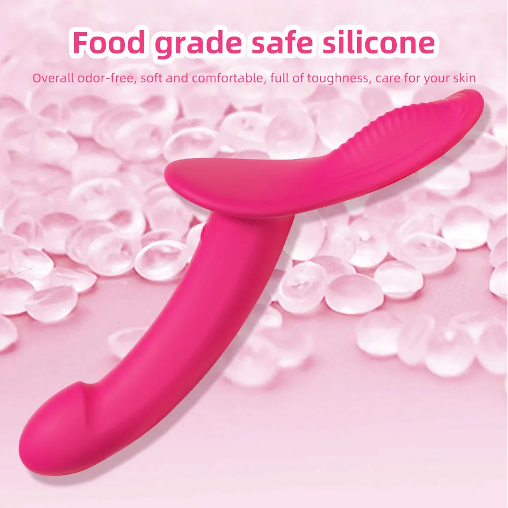 HeartCaptor Strap-On Vibrating Dildo Adjustable Harness 10 Modes Silicone Wearable Sex Toy for Women - Details 3