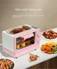 220V 4-in-1 Breakfast Maker with Toasting, Grilling, and Waffle Plates for Quick and Easy Breakfasts 3