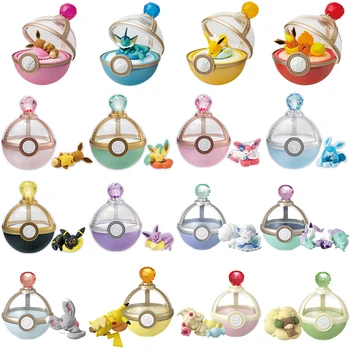 2-3cm Pokemon Pikachu Eevee Vulpix Anime Doll Toy PVC Action Figure Jolteon Whimsicott Model Collection Figurine Kids Toys