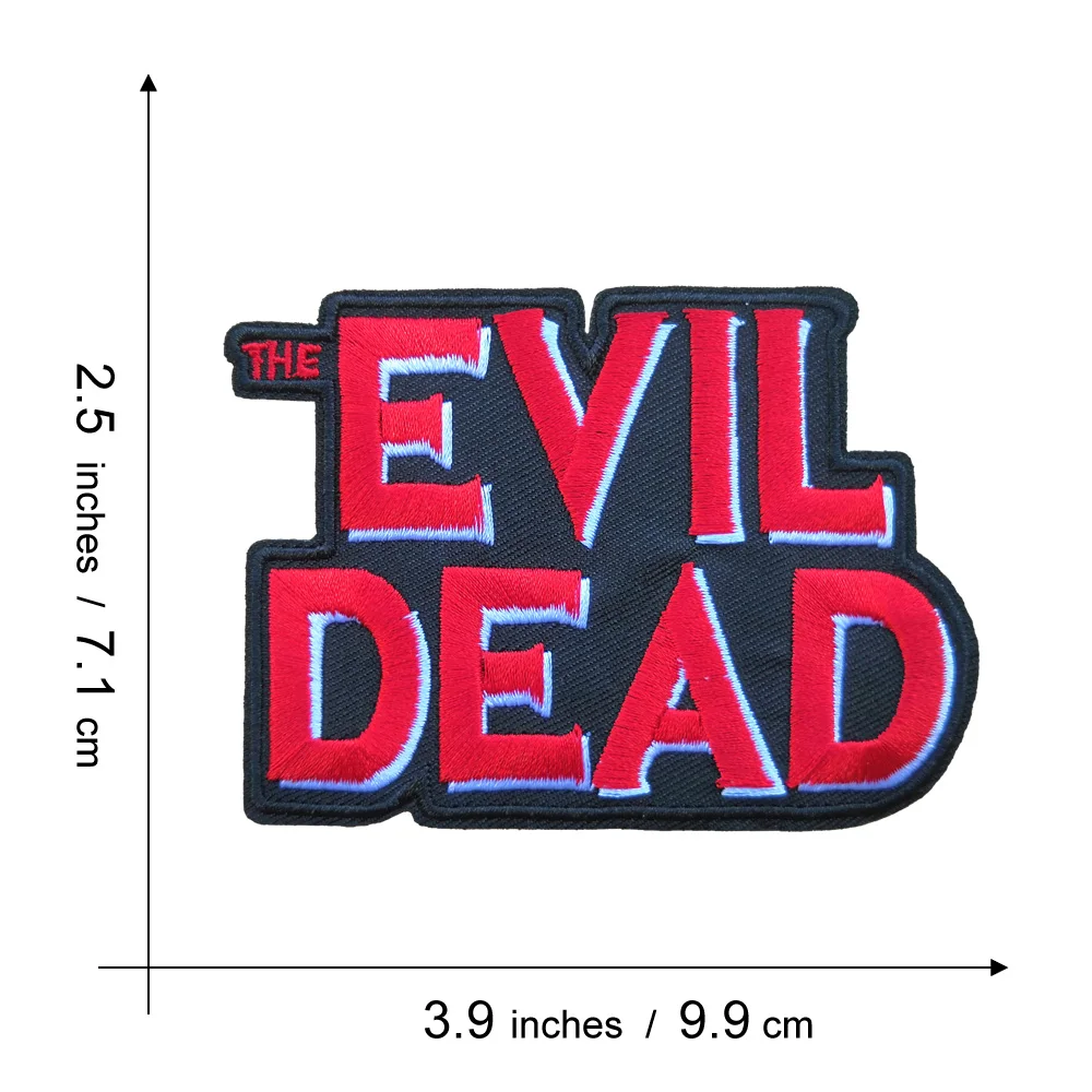 Biohazard Symbol Horror Movie Embroidery Patch - Psycho Clown Halloween Clothing Accessory