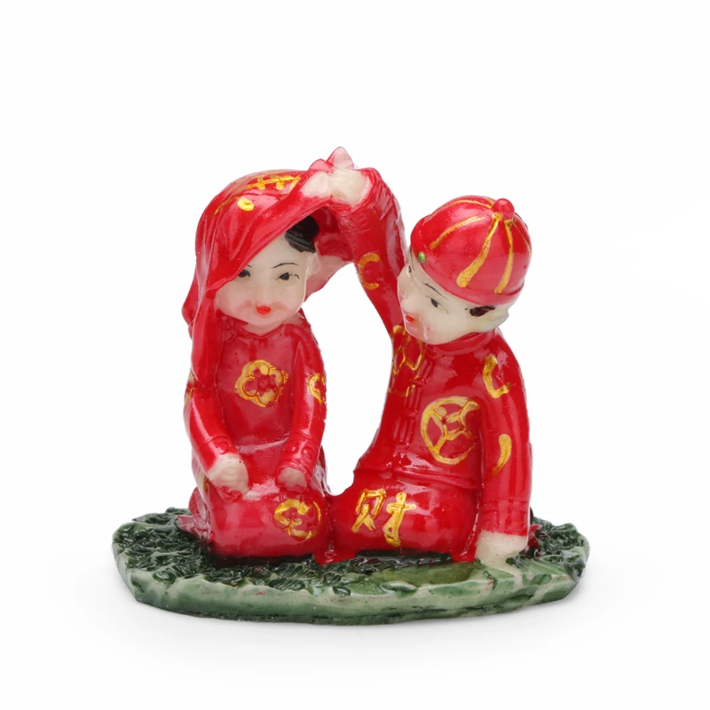 

Маленькая полимерная фигурка, психический песок, настольная игра, шкатулка, Китайская свадьба