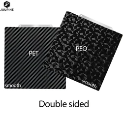 Enhanced Double - Sided Textured PEI Build Plate - 330x330mm Spring Steel Sheet - 330x330mm (PET - PEO)