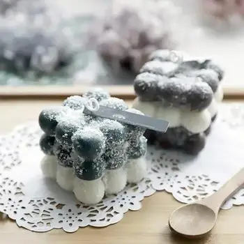Christmas Candles Mould Handmade DIY Candles Mould Wax Plaster Candle 3D Silicone Soap Mold Scented Aromatic Candles Home Decor