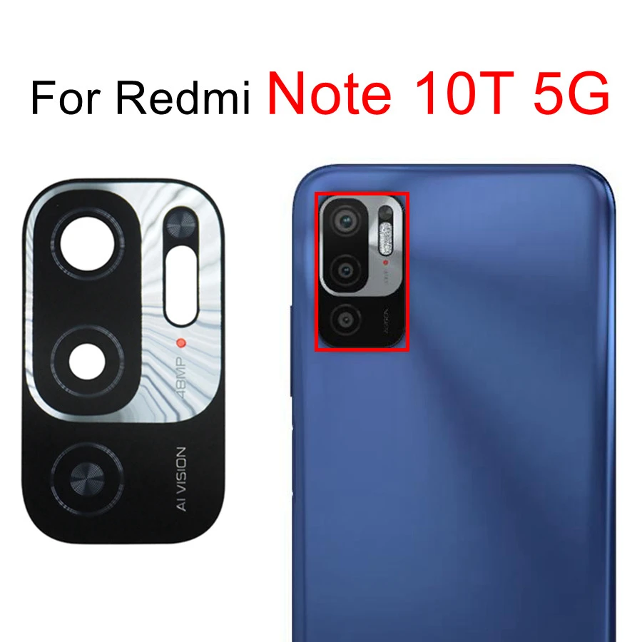 Rear Back Camera Glass Lens For Redmi 10 10C Note 10 Pro MAX 10S 10T 11 Pro Plus 5G 11S Note10 Note11 Global Replacement+Sticker 