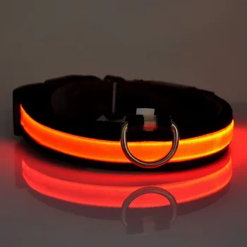 Waterproof  Light  Reflective Pet Adjustable Usb Type-C Recharge Luxury Led Luminous Collar For Dog 5