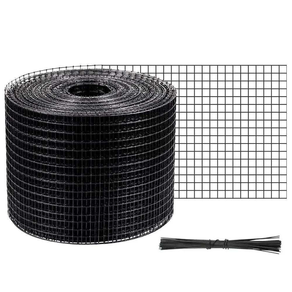 

8inch x 98ft Critter Guard Roll Kit, Solar Panel Guard w/50pcs Tie Wires,Removable PVC Coated Guard Wire Roll Kit bird repeller