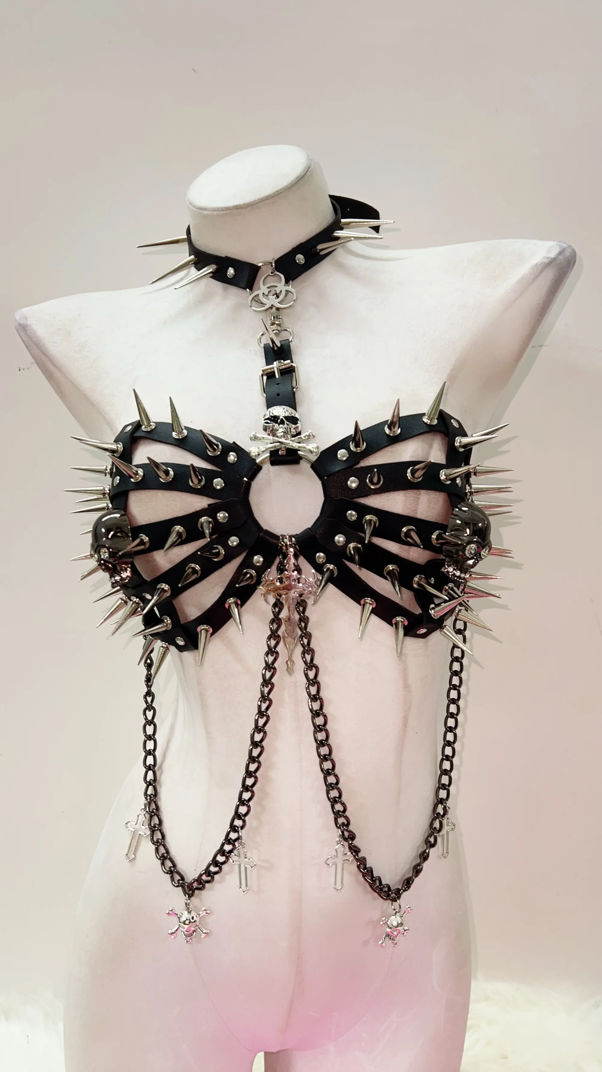 Halter Neck Harness Bra Top 4