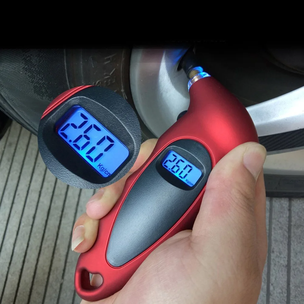 New Tire Pressure Gauge Backlight Highprecision Digital Tire Pressure