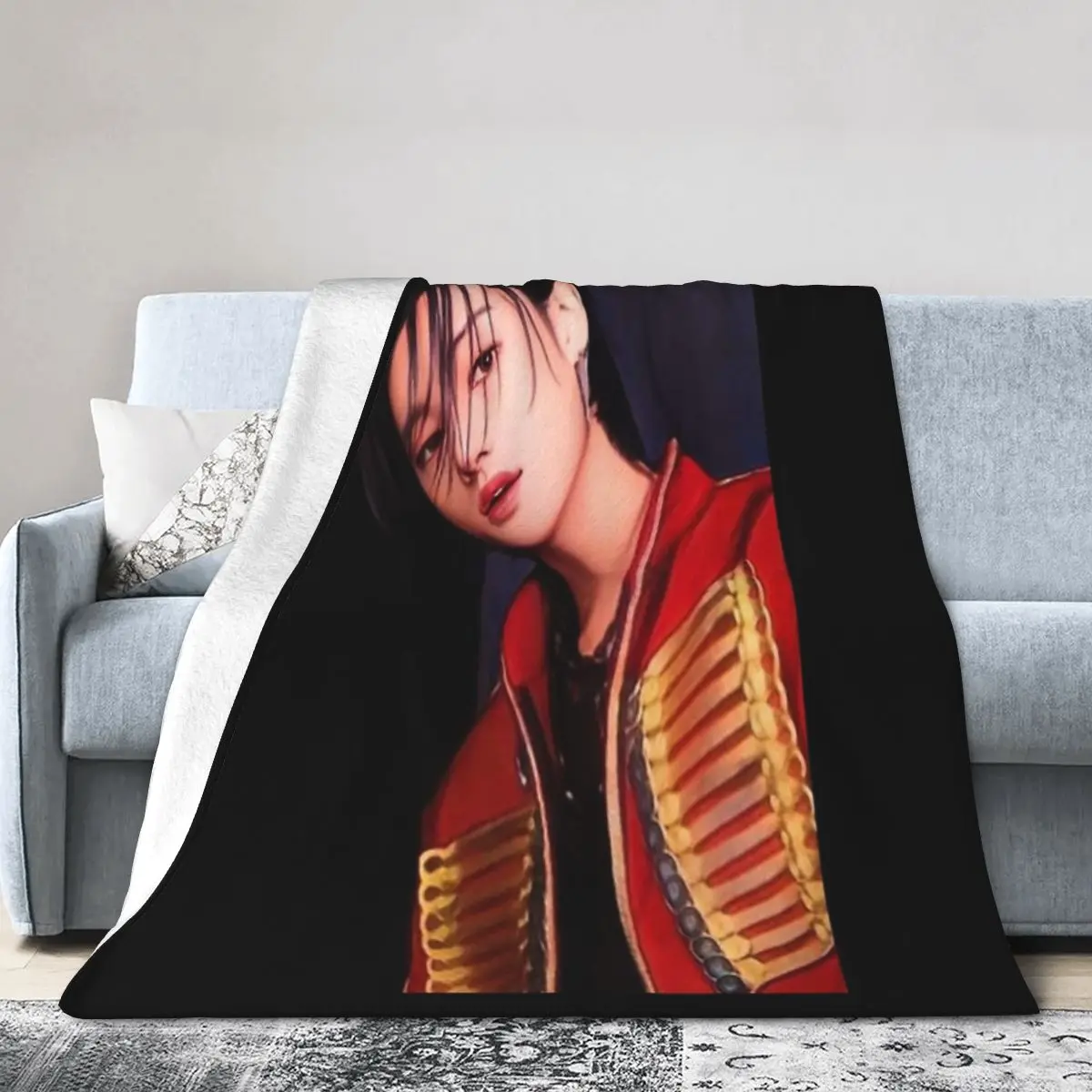 Ateez The World Ep Fin Will Wooyoung 2 Una Coperta In Micro Pile Ultra-Morbida