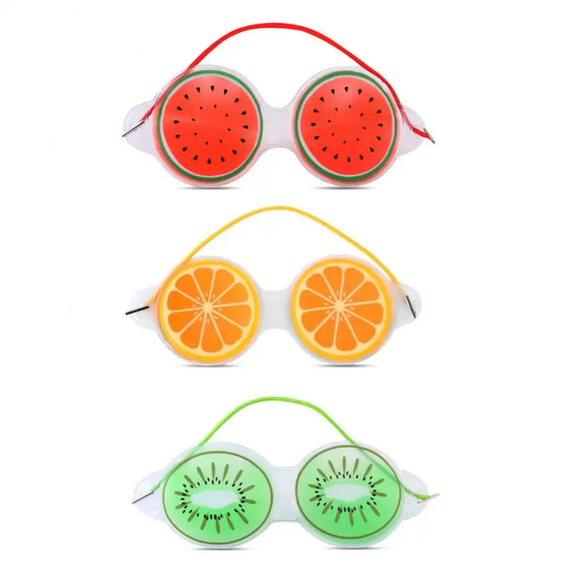 

Fruit ice compress eye mask fatigue Relieve remove black eye bags Soft Beauty Sleeping Gel Eye Patch Beauty Tool