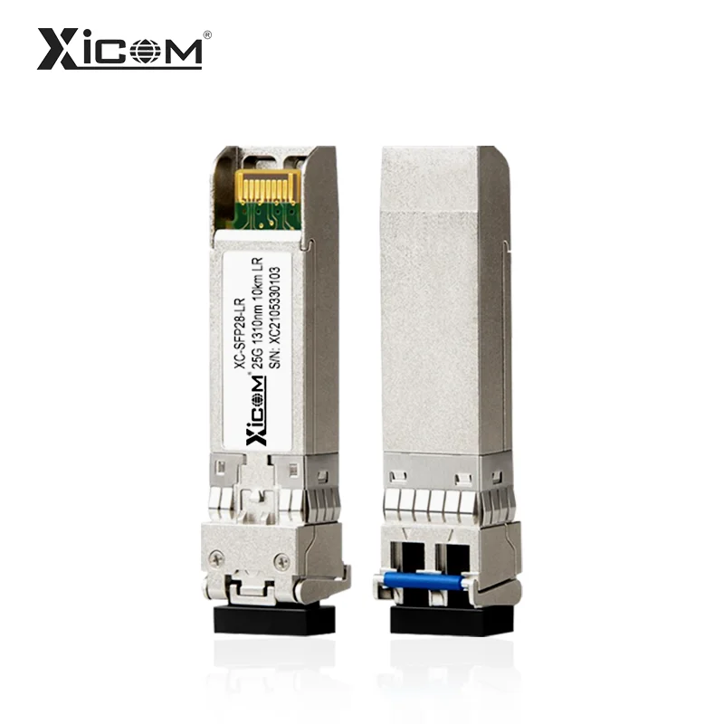 25G SFP28 LR Optic Module Single-Mode 1310nm Duplex LC Fiber Module 10km Compatible with Cisco/Mikrotik модуль оптический b4com b4t sfp25g lr lc2 25gbase lr sfp28 1310nm lc duplex smf 10km