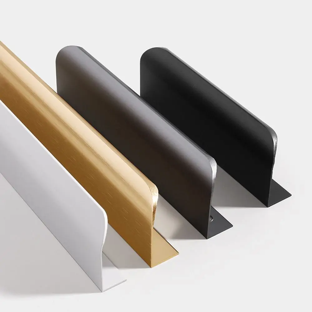 Description Picture 5 of itemBar Pulls Wardrobe Cabinets Pull Handle Edge Finger Pull Drawer Knob Kitchen Cupboard Door Handle Replacement Accessories