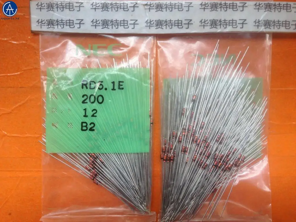 

30pcs 100% orginal new RD5.1E B2 5.1B2 DO-35 0.5W 5.1V